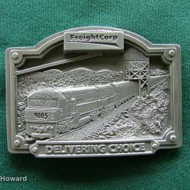 Belt Buckle: FreightCorp Delivering Choice