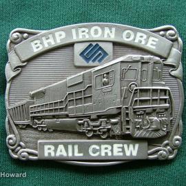 Belt Buckle: BHP Iron Ore Rail Crew