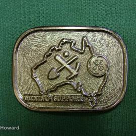 Belt Buckle: GE Mining SUpport