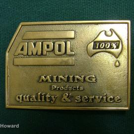Belt Buckle: AMPOL Mining Products quality & service