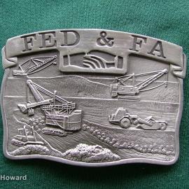 Belt Buckle: FED & FA
