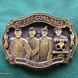 Belt Buckle: At The Coal Face CFMEU Mining & Energy State Mine 1937