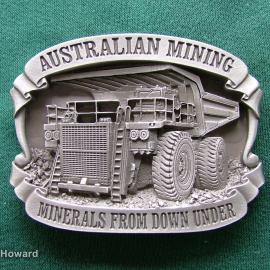 Belt Buckle: Australian Mining Minerals From Down Under