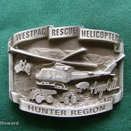 Belt Buckle: Westpac Rescue Helicopter Hunter Region