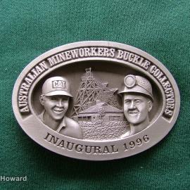 Belt Buckle: Australian Mineworkers Buckle Collectors Inaugural 1996