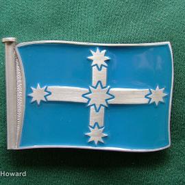 Belt Buckle:  Eureka Flag