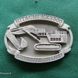 Belt Buckle: Hitachi EX3500 Bayswater Colliery