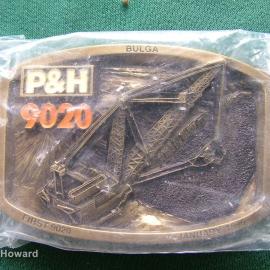 Belt Buckle:  Bulga P&H 9020 First 9020 January 1996