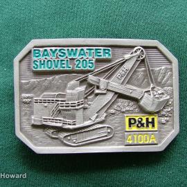 Belt Buckle:  Bayswater Shovel 205 P&H 4100A