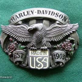 Belt Buckle: Harley-Davidson EST. 1903 Made in USA