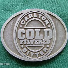 Belt Buckle:  Carlton Bitter Cold Filtered