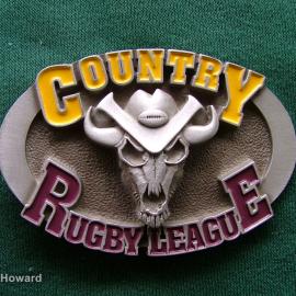 Belt Buckle: Country Rugby League