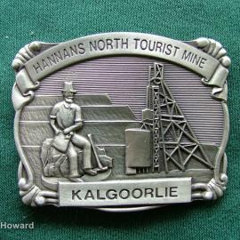Belt Buckle: Hannans North Tourist Mine Kalgoorlie
