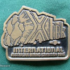 Belt Buckle: Xtek International Australian Mining Exhibition 1983