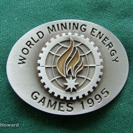 Belt Buckle: World Mining Energy Games 1995