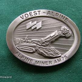 Belt Buckle: Voest - Alpine Alpine Miner AM75