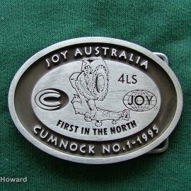 Belt Buckle: Cumnock NO.1 - 1995 First in the North