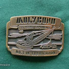 Belt Buckle: Aoly Bond No. 1 In Lubrication 35 Years Experience