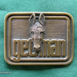 Belt Buckle: getman