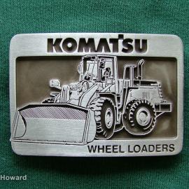 Belt Buckle: Komatsu Wheel Loaders