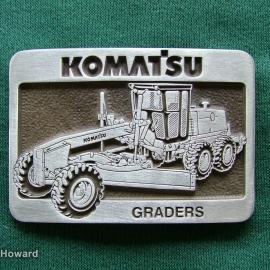 Belt Buckle: Komatsu Graders