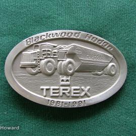 Belt Buckle: Blackwood Hodge TEREX 1981-1991