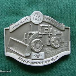 Belt Buckle: Lemington Mine L800 Rebuild 1991 Blackwood Hodge