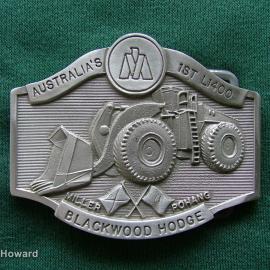 Belt Buckle: Australia's First L1400 Blackwood Hodge