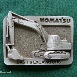 Belt Buckle: Komatsu Dash 6 Excavators