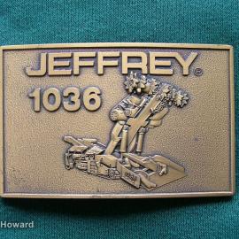 Belt Buckle: Jeffrey 1036