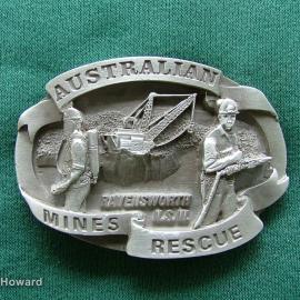 Belt Buckle: Australian Mines Rescue Ravensworth NSW