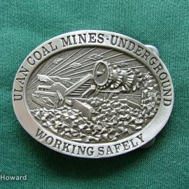 Belt Buckle: Ulan Coal Mines Underground Working Safely