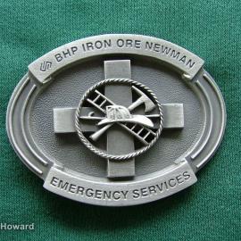 Belt Buckle: BHP Iron Ore Newman Emergency Services