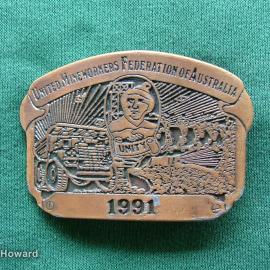 Belt Buckle: United Minewrokers Federation of Australia 1991