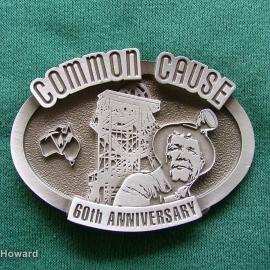 Belt Buckle: Common Cuase 60th Anniversary