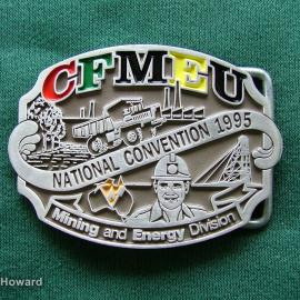 Belt Buckle: CFMEU Mining and Energy Division National Convention 1995