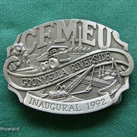 Belt Buckle: CFMEU Inaugural 1992 Goonyella Riverside