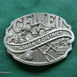 Belt Buckle: CFMEU Pilbara District