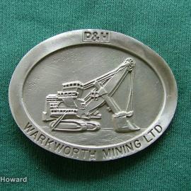 Belt buckle: Warkworth Mining LTD