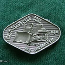 Belt buckle: Saxonvale Coal NS Komatsu