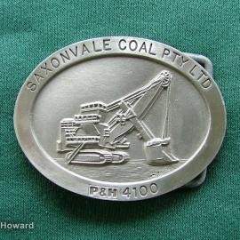Belt buckle: Saxonvale Coal PTY LTD P&H 4100