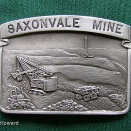 Belt buckle: Saxonvale Mine