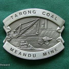 Belt buckle: Taroong Coal Meandu Mine