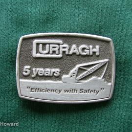 Belt buckle: URRAGH 5 years
