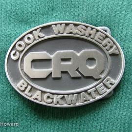 Belt buckle: CRQ Cook Washery Blackwater