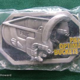 Belt buckle: P&H Optima Buckets