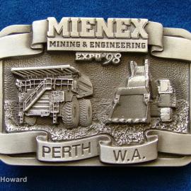 Belt Buckle: Mienex Mining & Engineering EXPO'98 Perth W.A.