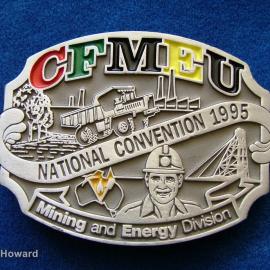 Belt Buckle: CFMEU National Mining and Energy Division Convention 1995