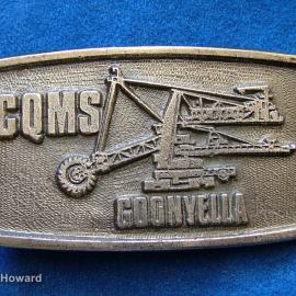 Belt Buckle: CQMS Goonyella