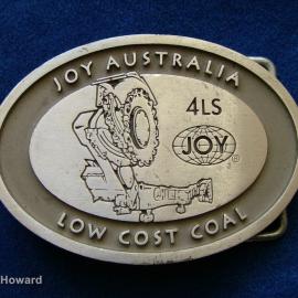 Belt Buckle: JOY Australia Low Cost Coal